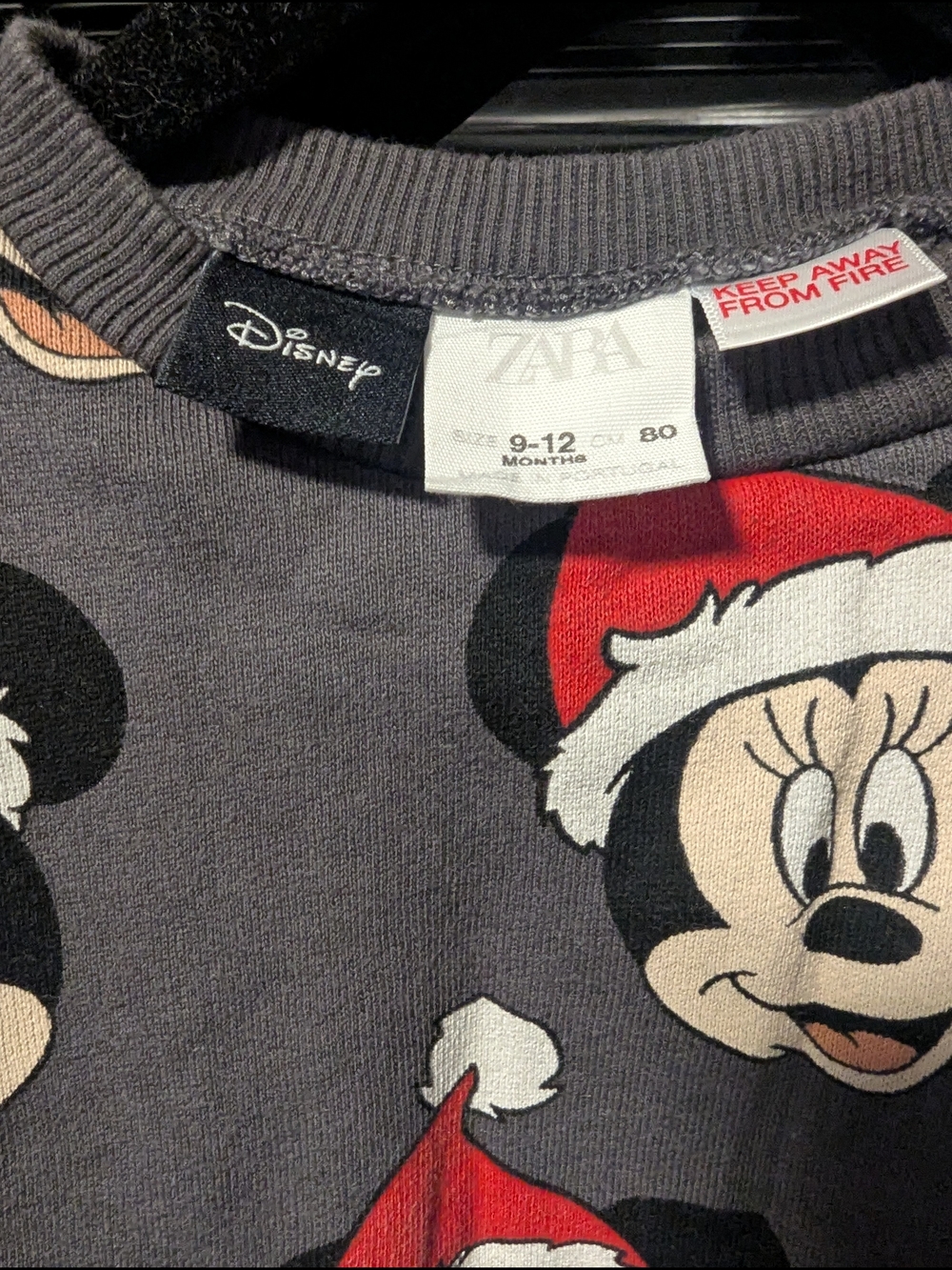 ZARA x Disney Minnie Mouse Sweater - 9-12 Months